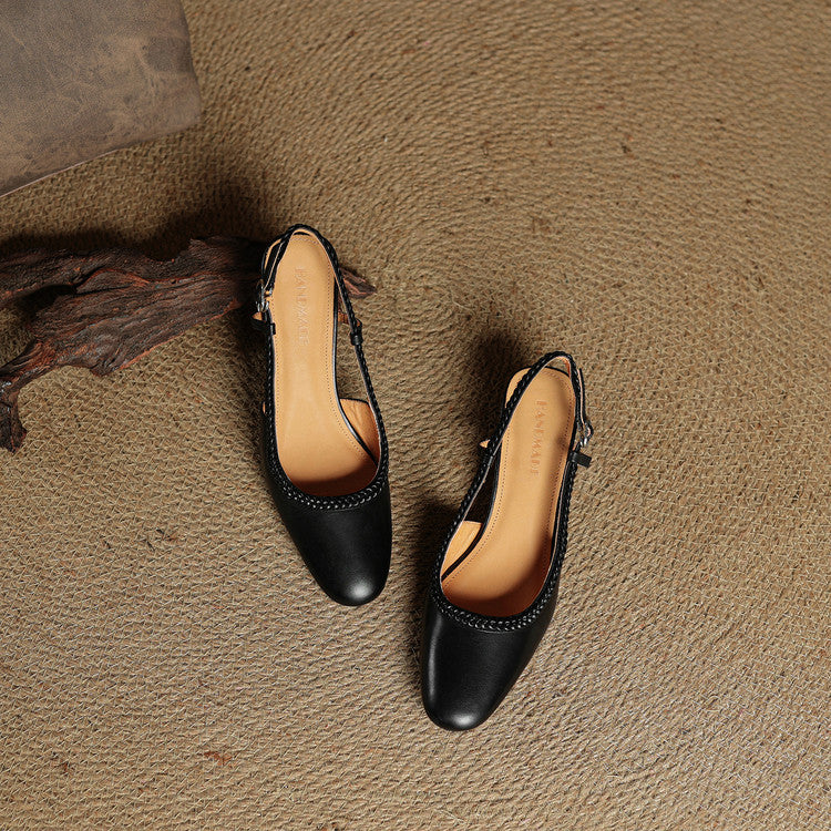 Tacones Bella de cuero genuino
