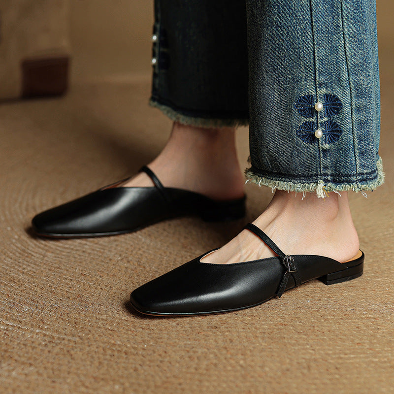 Mules Miral in vera pelle