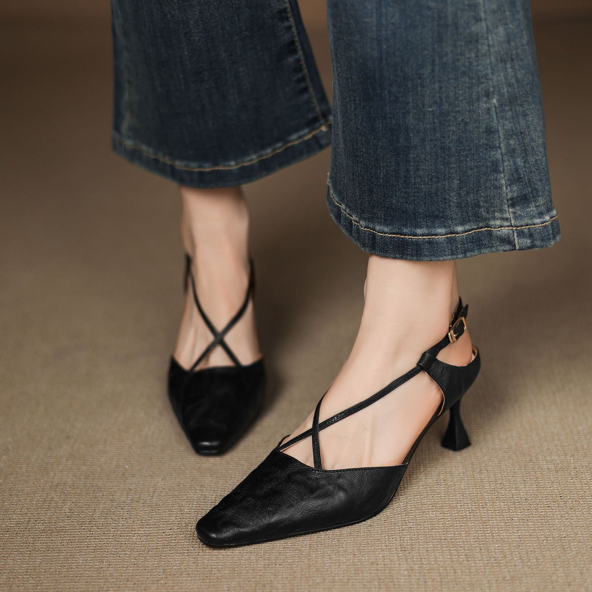 Tacchi Velta in vera pelle