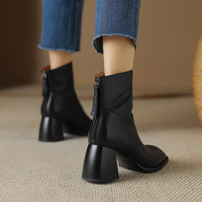 Botas Calisse de cuero genuino