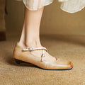 Scarpe basse Iria in vera pelle