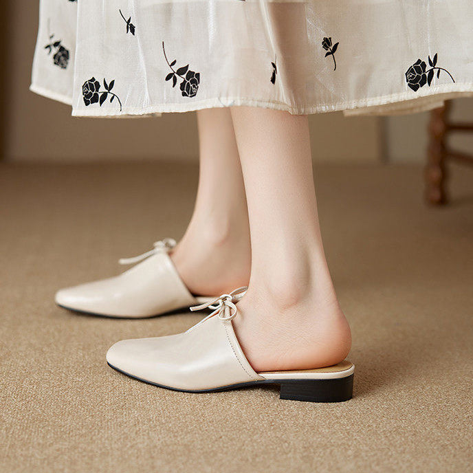 Mules Rosalia in vera pelle