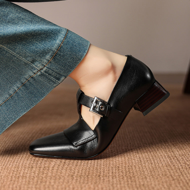 Veyra High Heels aus echtem Leder