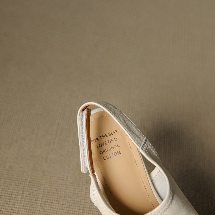 Tacchi slingback Velra in vera pelle