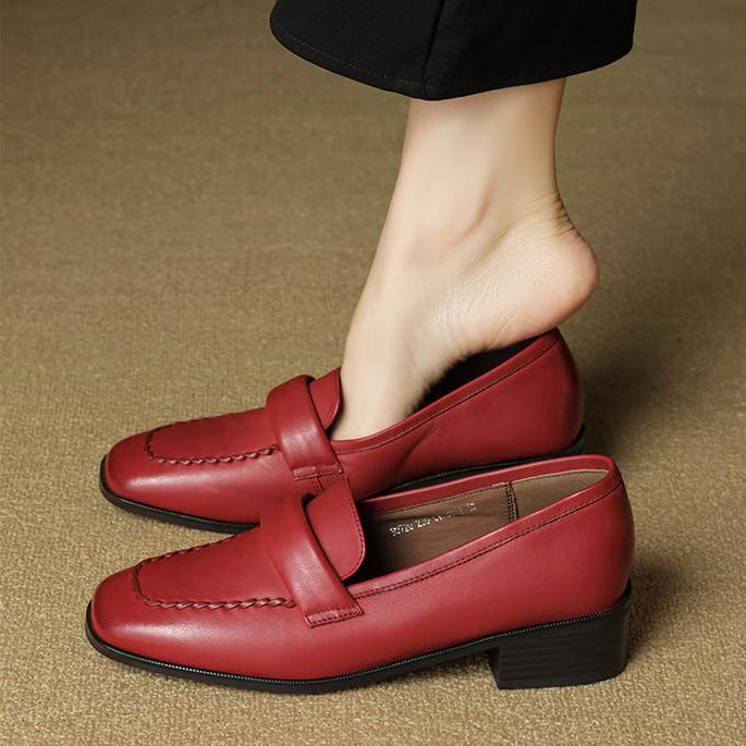 Evren loafers i äkta läder