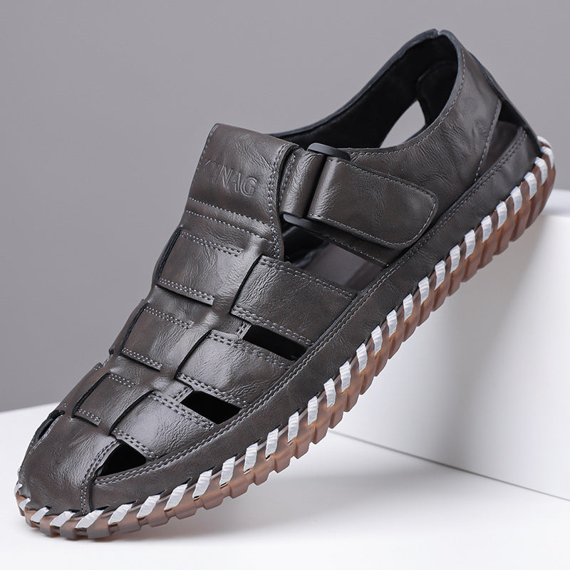 Kevan Ledersandalen mit geschlossener Zehenpartie