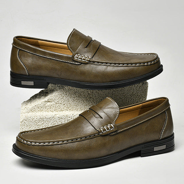 Alden Mokassin-Loafer aus Rindsleder