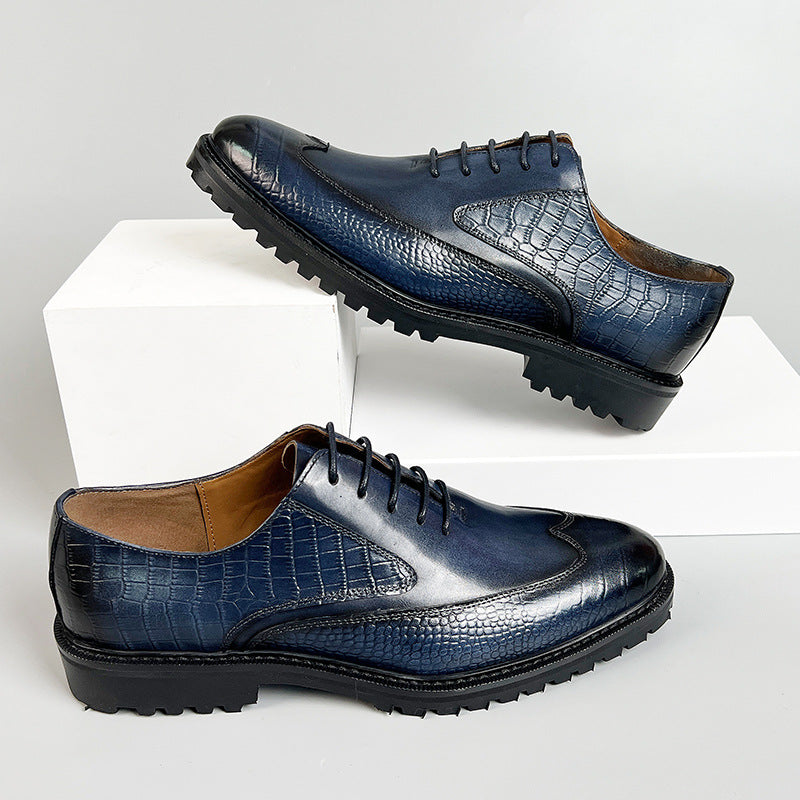 Scarpe Creston in pelle di vacchetta