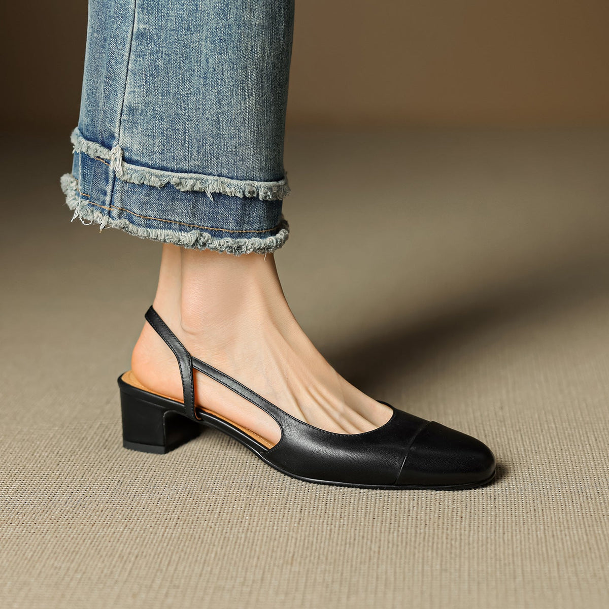 Zapatos de tacón Lureth de piel auténtica