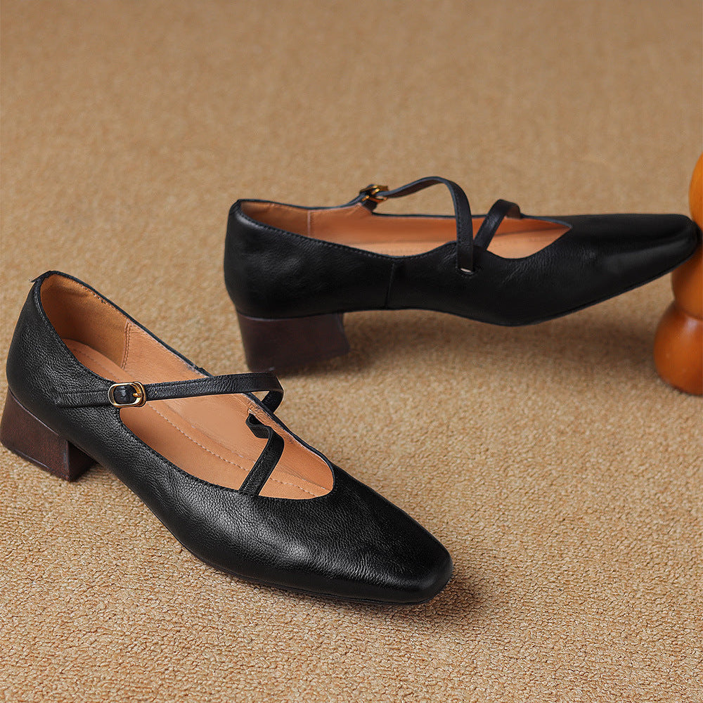 Tacones Ossa de cuero genuino