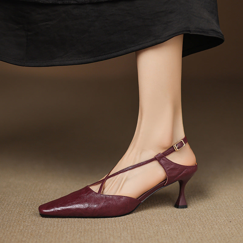 Tacchi Velta in vera pelle