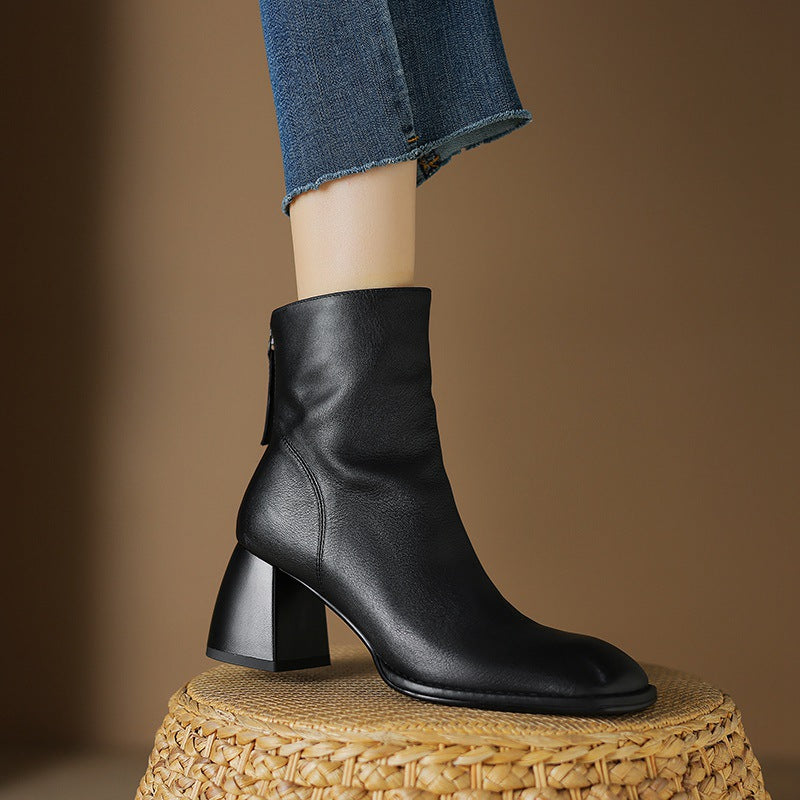 Botas Calisse de cuero genuino