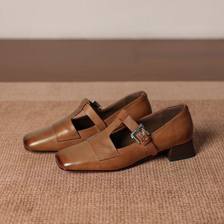 Veyra High Heels aus echtem Leder