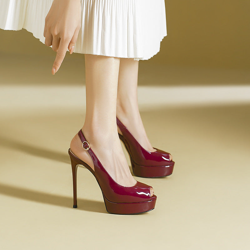 Tacones de cuero Arvella