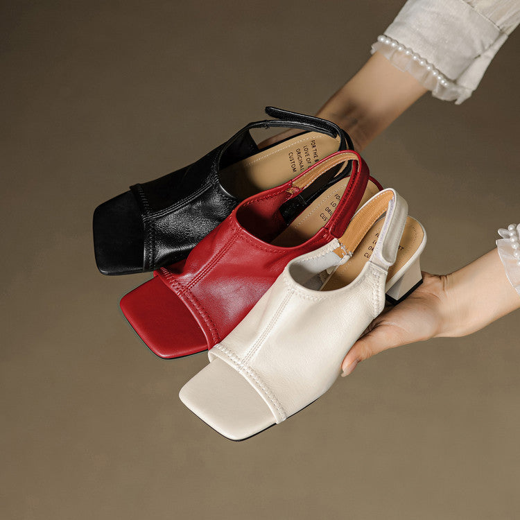 Tacchi slingback Velra in vera pelle