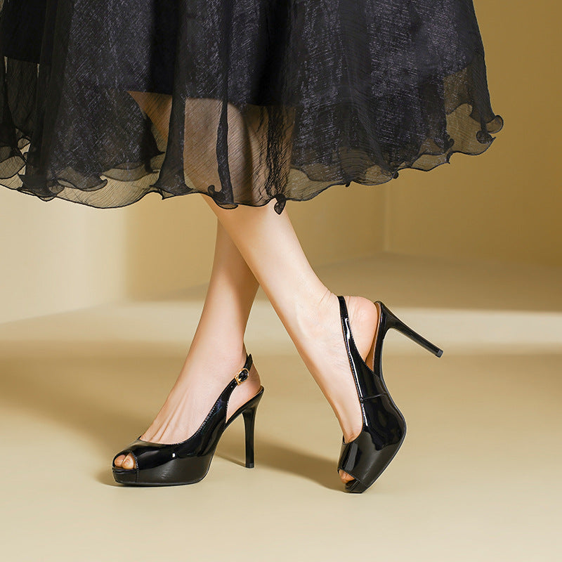 Tacones de cuero Arvella