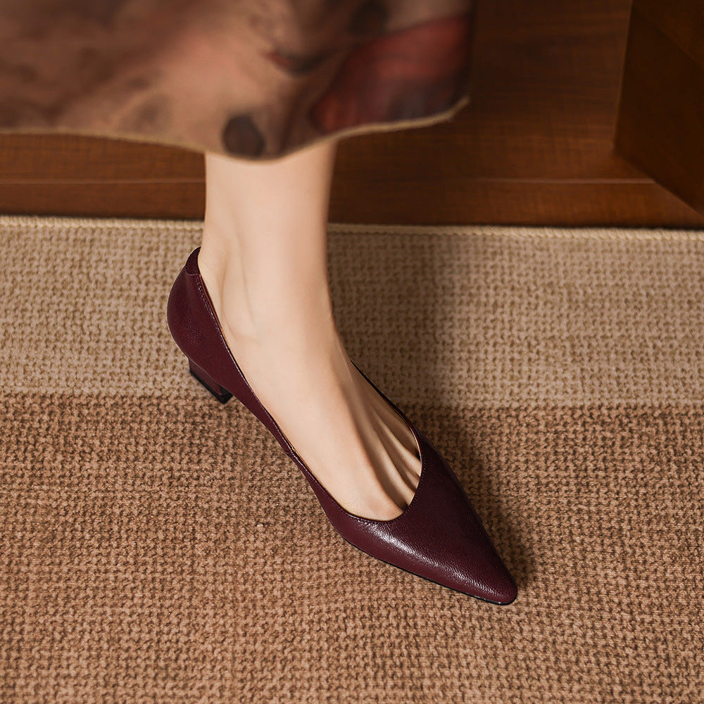 Talons Lorvane en cuir véritable