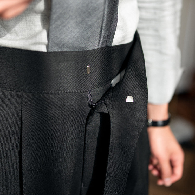 Slim Fit Byxor med vefader