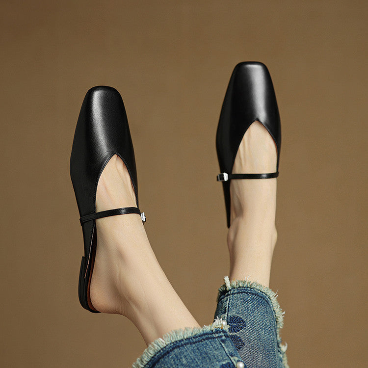 Mules Virela in vera pelle