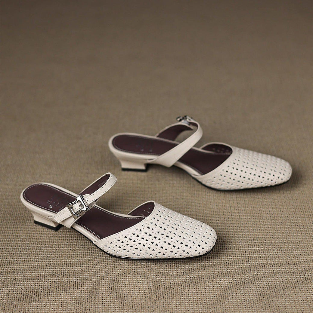 Mules Nilda in vera pelle