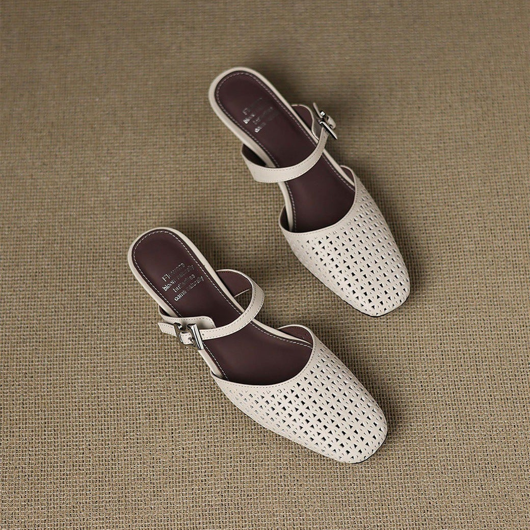 Mules Nilda in vera pelle