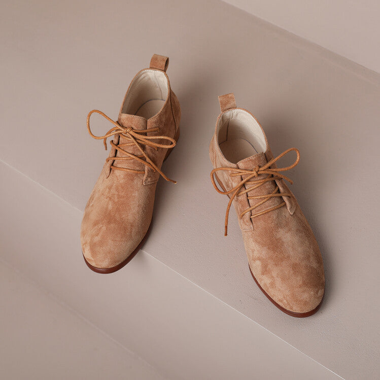 Zapatos Alexa de ante auténtico