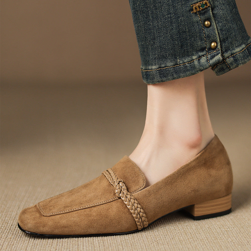 Saraline Suede Loafers