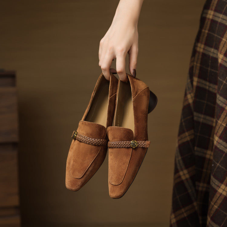 Vimi loafers i ægte ruskind