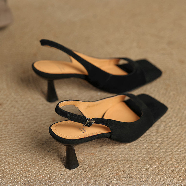 Moria Slingback-Sandalen aus echtem Leder