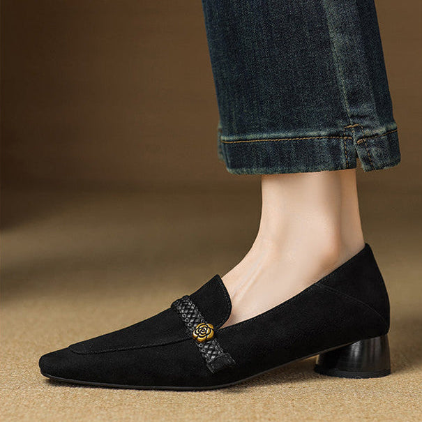 Vimi loafers i ægte ruskind