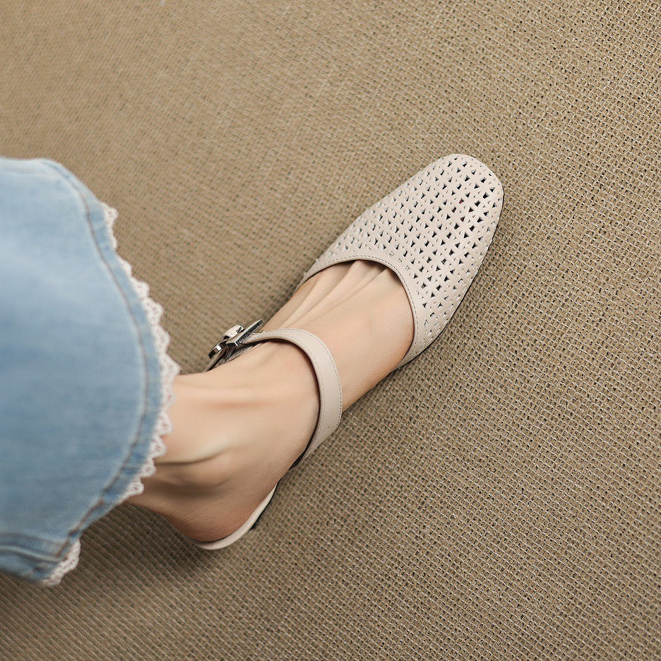 Mules Nilda in vera pelle