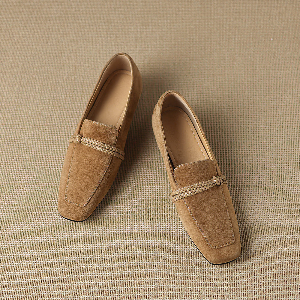 Saraline Suede Loafers