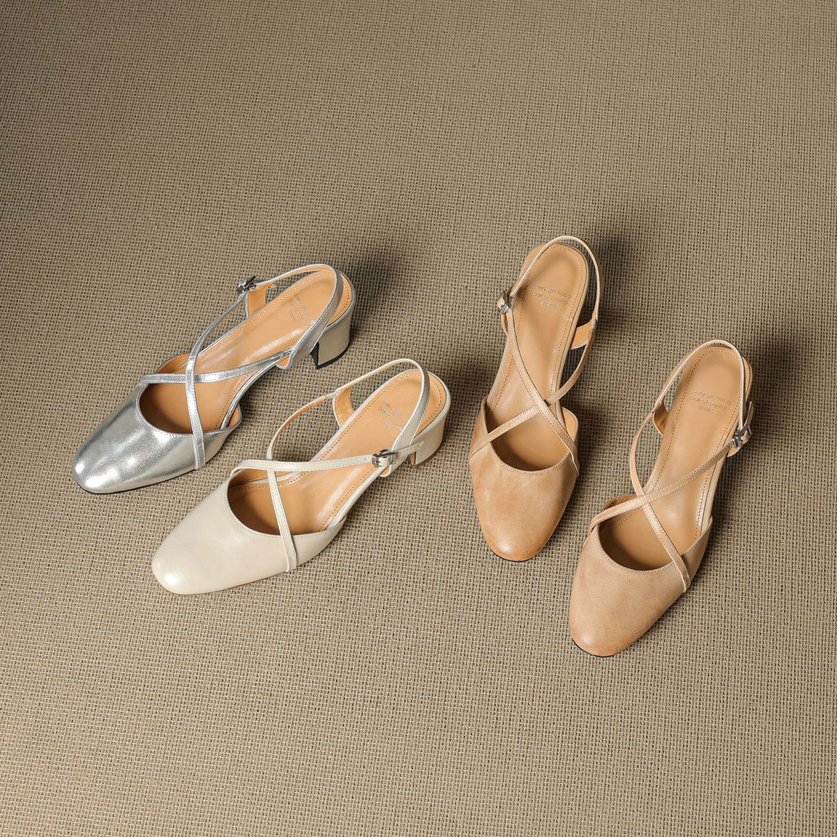 Blenza Slingbacks aus echtem Leder