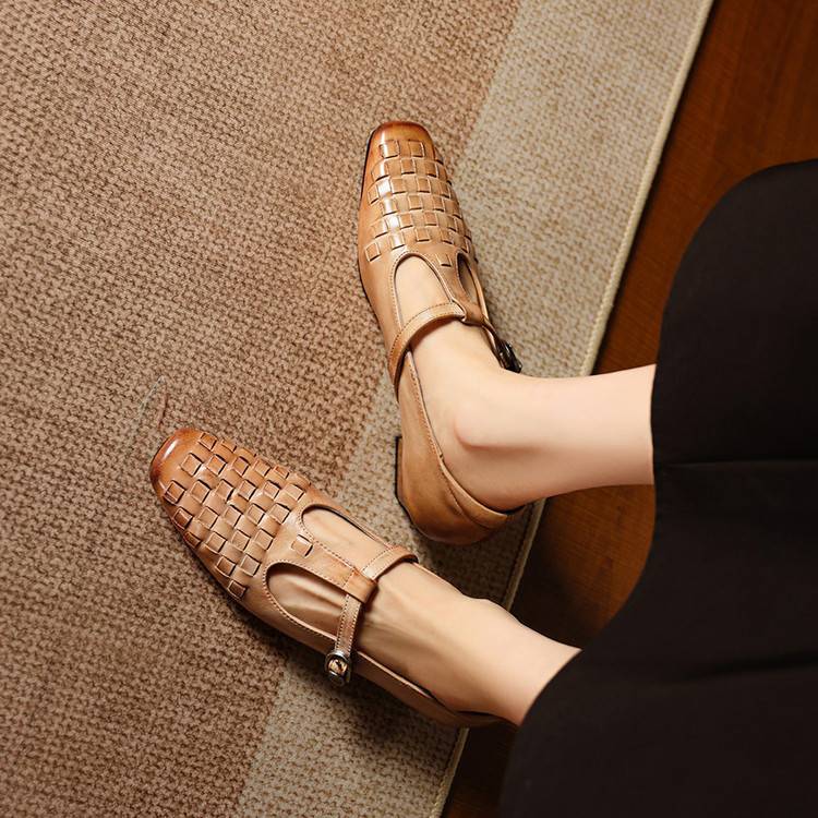 Tacones de cuero genuino Soretta