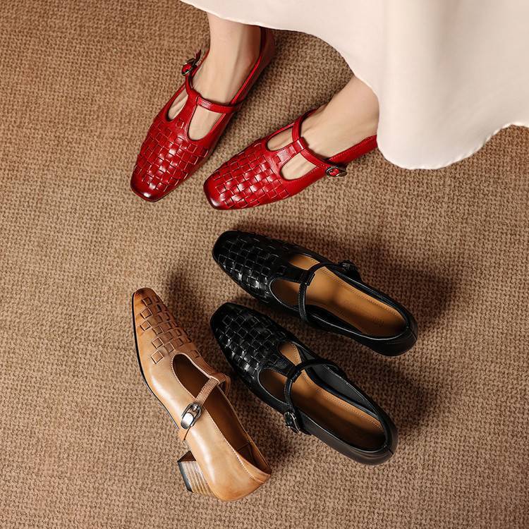 Tacones de cuero genuino Soretta