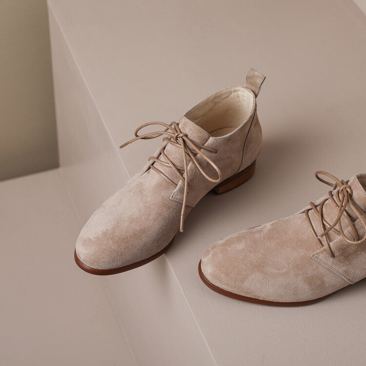Zapatos Alexa de ante auténtico