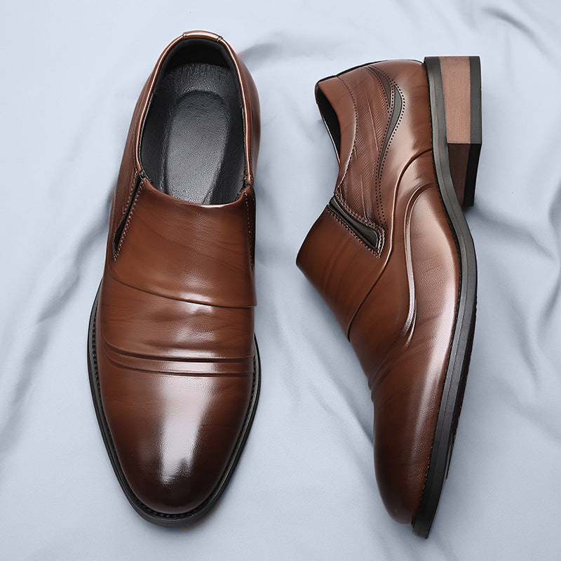 Denvor Businessschuhe aus strukturiertem Leder