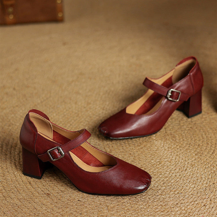 Tacchi Cira in vera pelle