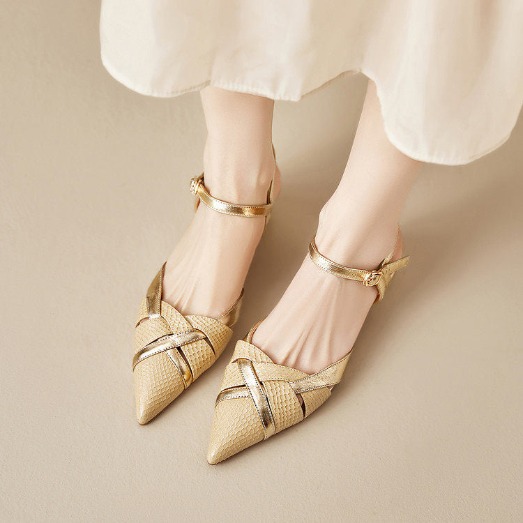 Scarpe basse Rielle in vera pelle