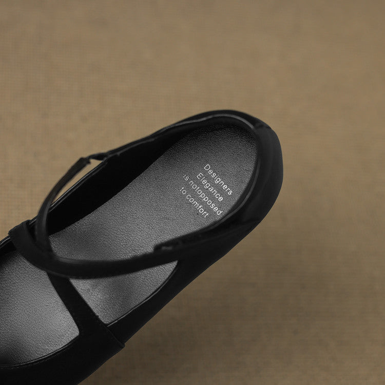 Zeor flache Schuhe aus echtem Leder