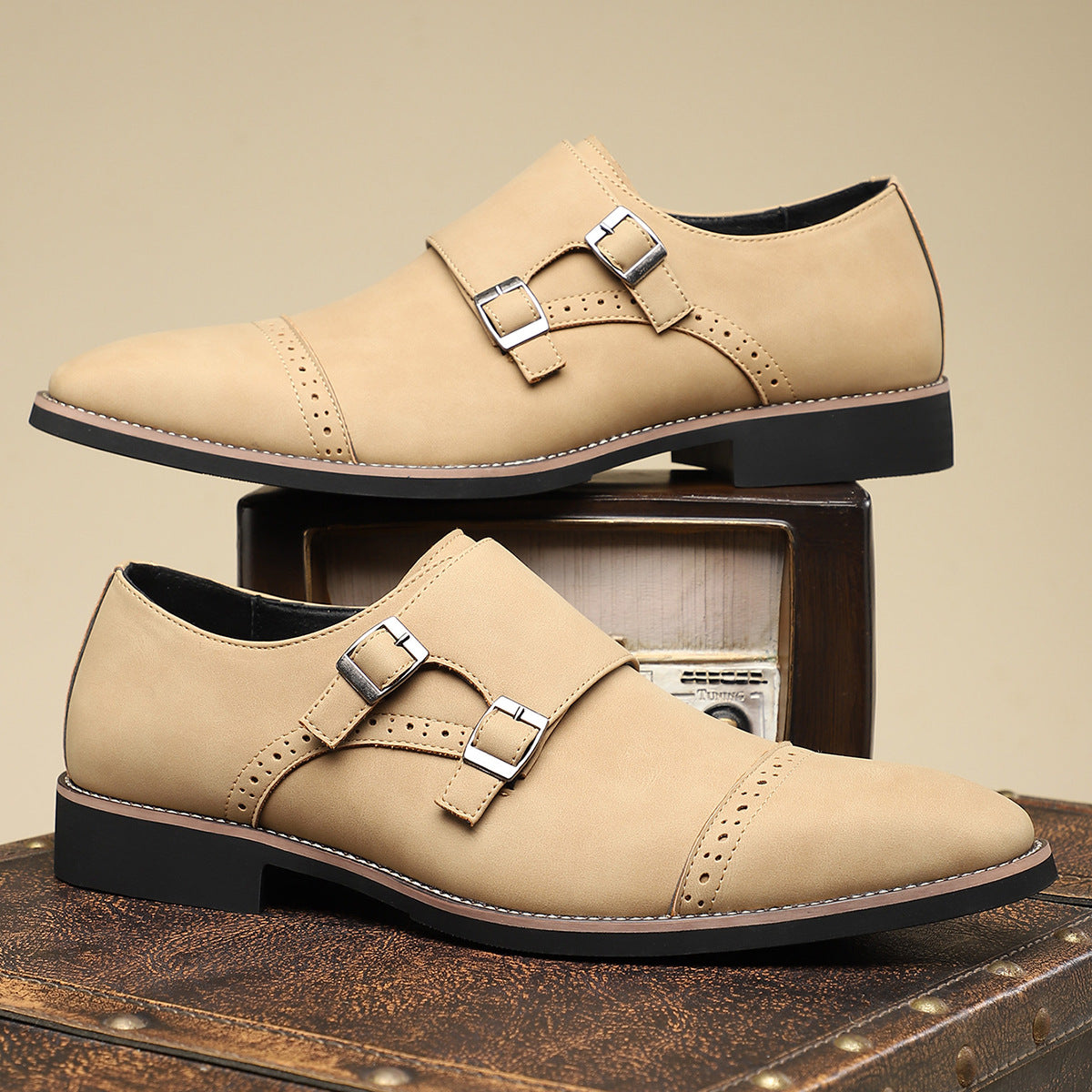 Sapatos Ravello em Pele Genuína