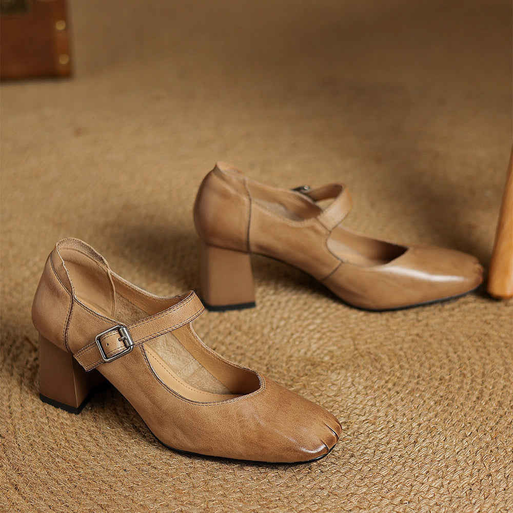 Tacchi Cira in vera pelle