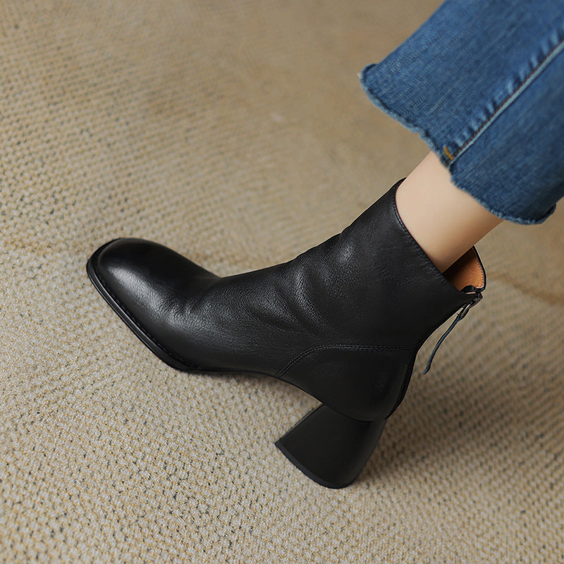 Botas Calisse de cuero genuino