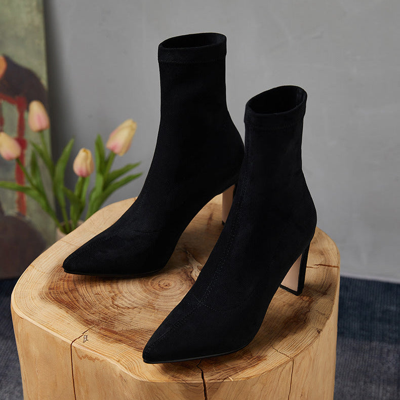 Botas Selara em camurça