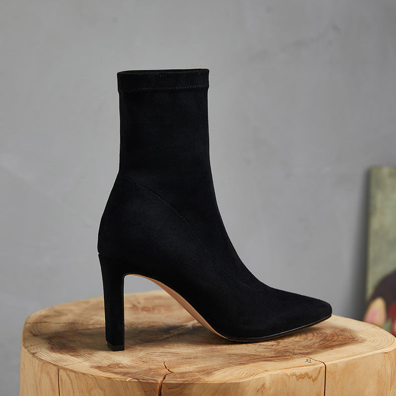 Botas Selara em camurça