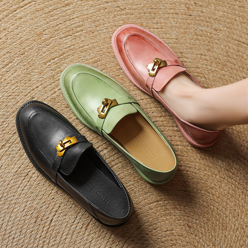Lena Loafers i Äkta Läder