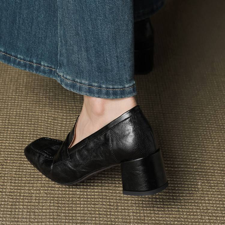 Tacones Sora de cuero genuino