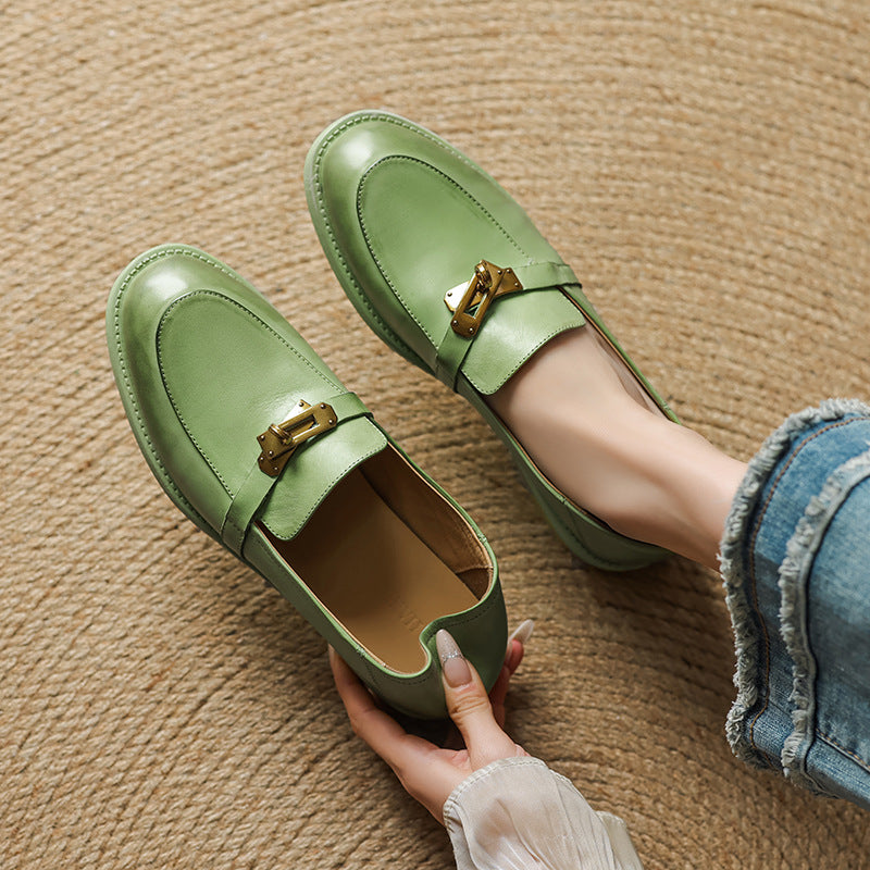Lena Loafers i Äkta Läder