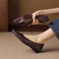 Zapatos planos Darsi de cuero genuino