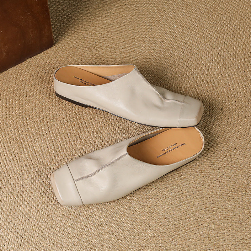 Mules Priya de cuero genuino